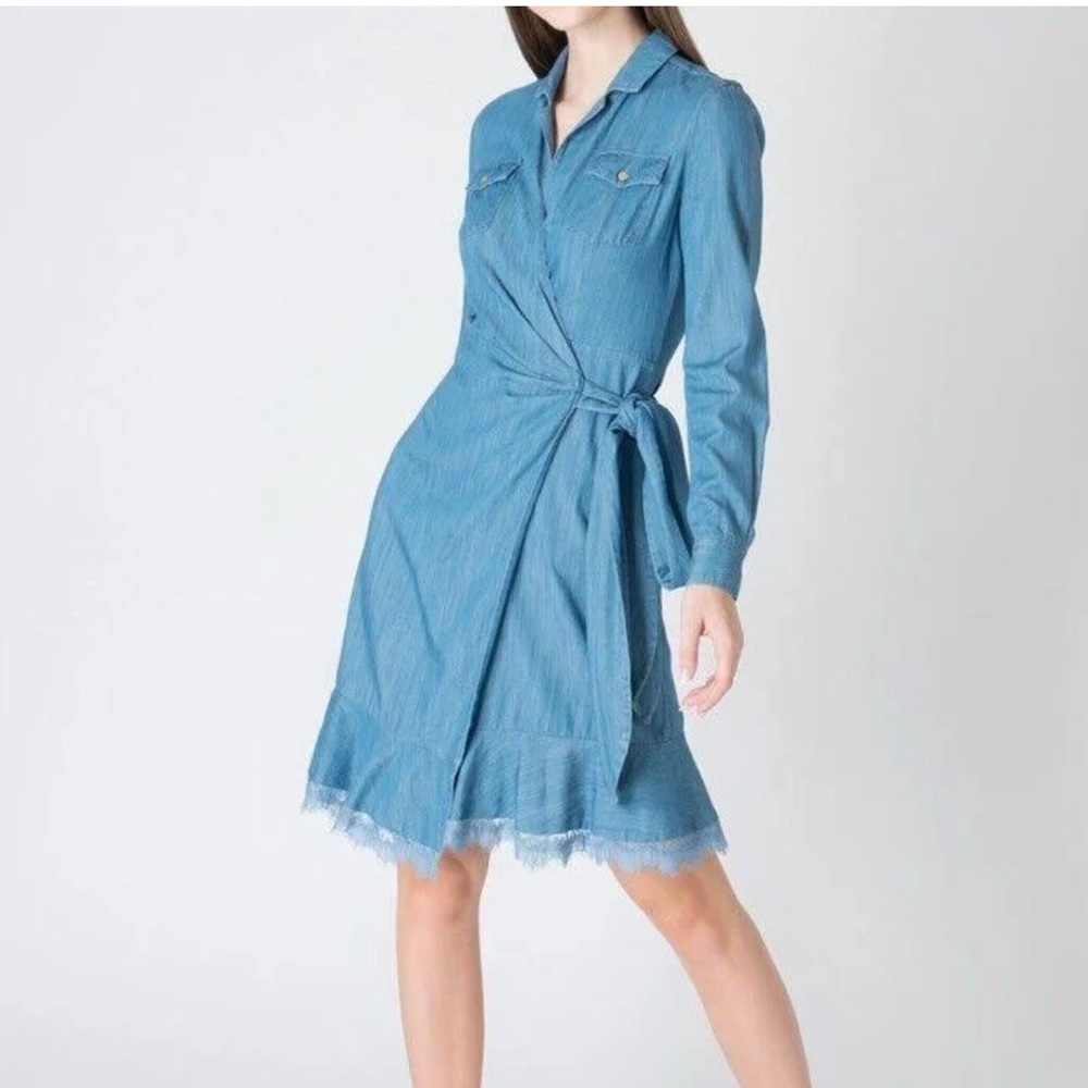 DIANEvonFURSTENBERG NWT Denim Wrap Dress
